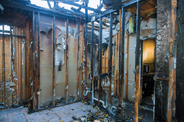 Professional Smoke Damage Restoration technician working in Folsom, NJ